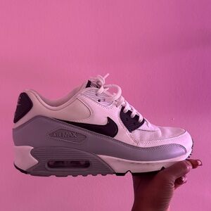Nike Air Max White and Black Sneakers